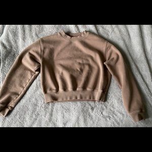 Tna cropped crew neck